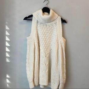 Express Cold Shoulder Sweater